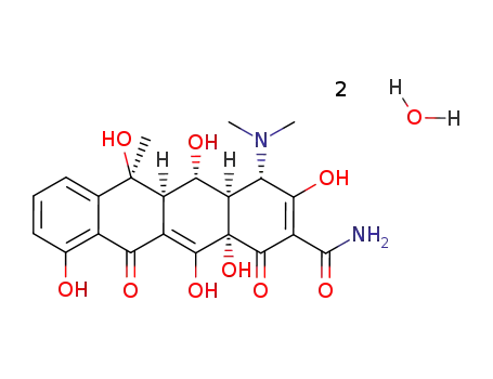 Molecular Structure of 6153-64-6 (Oxytetracycline dihydrate)