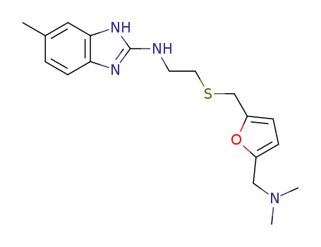 [2-(5-Dimethylaminomethyl-furan-2-ylmethylsulfanyl)-ethyl]-(6-methyl-1H-benzoimidazol-2-yl)-amine