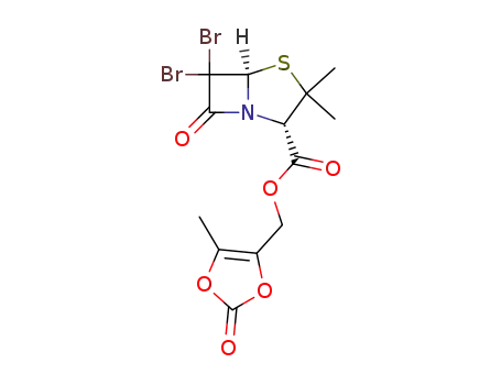 (5-methyl-2-oxo-1,3-dioxol-4-yl)methyl 6,6-dibromopenicillanate