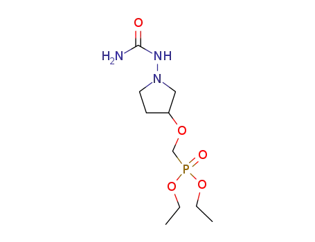 diethyl (1-ureidopyrrolidin-3-yloxy)methylphosphonate
