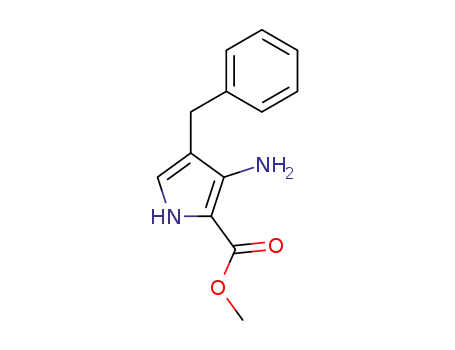 1H-Pyrrole-2-carboxylic acid, 3-amino-4-(phenylmethyl)-, methyl ester