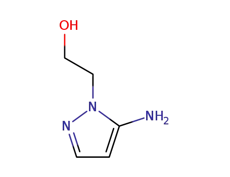 Molecular Structure of 73616-27-0 (5-Amino-1-(2-hydroxyethyl)pyrazole)