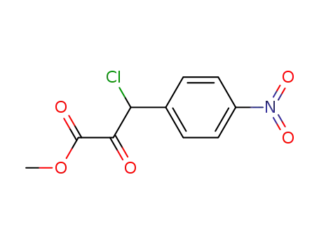 3-Chloro-3-(4-nitro-phenyl)-2-oxo-propionic acid methyl ester