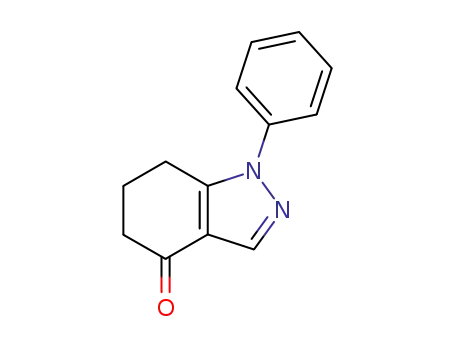 Molecular Structure of 14823-31-5 (1-phenyl-6,7-dihydro-1H-indazol-4(5H)-one)