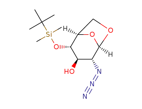 1,6-anhydro-2-azide-4-O-(tert-buthyldimethylsilyl)-2-deoxy-β-D-glucopyranose