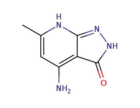 4-Amino-6-methyl-2,7-dihydro-pyrazolo[3,4-b]pyridin-3-one