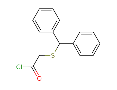 Acetyl chloride, [(diphenylmethyl)thio]-