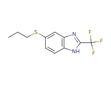 5-Propylsulfanyl-2-trifluoromethyl-1H-benzoimidazole