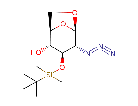 1,6-anhydro-2-azido-3-O-(tert-butyldimethylsilyl)-2-deoxy-β-D-glucopyranose