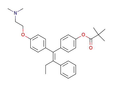 2,2-Dimethyl-propionic acid 4-{(Z)-1-[4-(2-dimethylamino-ethoxy)-phenyl]-2-phenyl-but-1-enyl}-phenyl ester