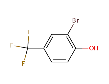 Molecular Structure of 81107-97-3 (2-BROMO-4-(TRIFLUOROMETHYL)PHENOL)