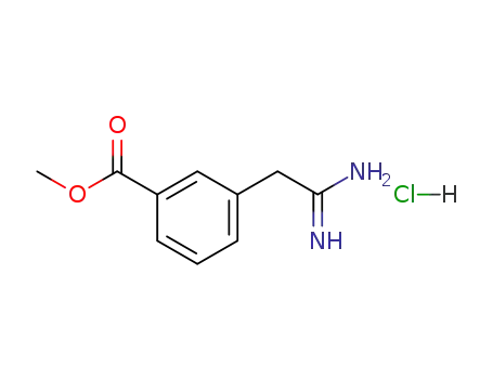 3-carbamimidoylmethyl-benzoic acid methyl ester hydrochloride