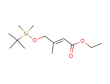 (E)-4-(tert-butyldimethylsilanyloxy)-3-methylbut-2-enoic acid ethyl ester