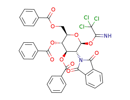 3,4,6-tri-O-benzoyl-2-deoxy-2-phthalimido-D-glucopyranosyl 2,2,2-trichloroacetimidate