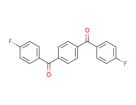 Molecular Structure of 68418-51-9 (METHANONE, 1,1'-(1,4-PHENYLENE)BIS[1-(4-FLUOROPHENYL)-])