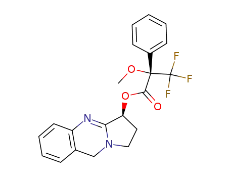 vasicine (S)-α-methoxy-α-(trifluoromethyl)phenylacetic acid ester