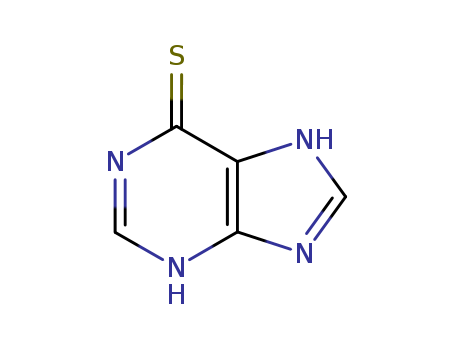 6112-76-1,6-Mercaptopurine monohydrate,6H-Purine-6-thione,1,7-dihydro-, monohydrate (9CI);Purine-6-thiol, monohydrate (8CI);Mercaptopurine;