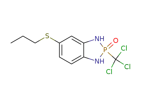 5-propylsulfanyl-2-trichloromethyl-1,3-dihydro-benzo[1,3,2]diazaphosphole 2-oxide