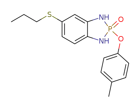 5-propylsulfanyl-2-p-tolyloxy-1,3-dihydro-benzo[1,3,2]diazaphosphole 2-oxide