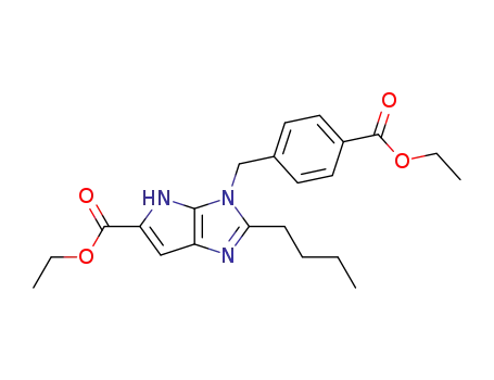 ethyl 2-butyl-1-(4-carbethoxybenzyl)pyrrolo[3,2-d]imidazole-5-carboxylate