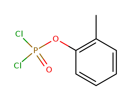 Molecular Structure of 6964-36-9 (2-methylphenyl phosphorodichloridate)