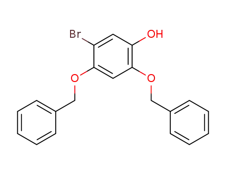 2,4-bis-benzyloxy-5-bromo-phenol