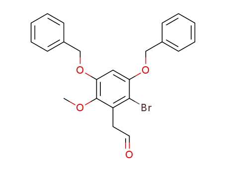 (3,5-bis-benzyloxy-2-bromo-6-methoxy-phenyl)-acetaldehyde
