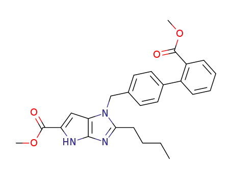 methyl 2-(n-butyl)-1-[(2'-carbomethoxybiphenyl-4-yl)methyl]pyrrolo[2,3-d]imidazole-5-carboxylate