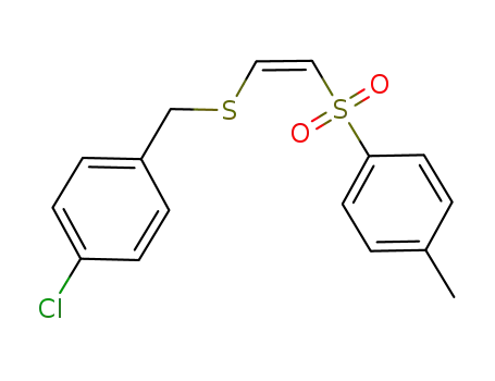 1-chloro-4-[[[(Z)-2-(4-methylphenylsulfonyl)vinyl]sulfanyl]methyl]benzene