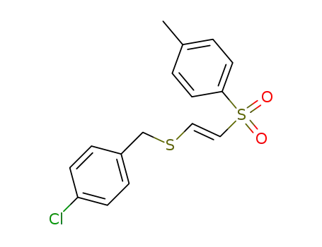 1-chloro-4-[[[(E)-2-(4-methylphenylsulfonyl)vinyl]sulfanyl]methyl]benzene