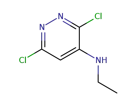 Molecular Structure of 29049-49-8 (4-Pyridazinamine, 3,6-dichloro-N-ethyl-)