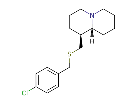 (1S,9aR)-1-{{[(4-chlorophenyl)methyl]thio}methyl}-2H-quinolizine