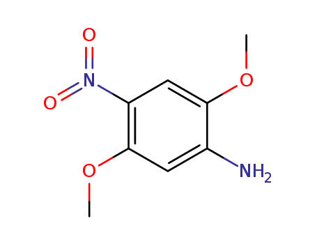 Molecular Structure of 6313-37-7 (2,5-Dimethoxy-4-nitroaniline)