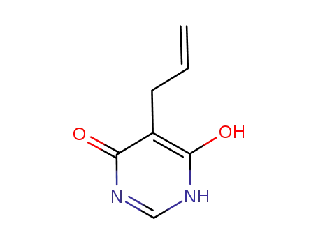 Molecular Structure of 16019-30-0 (5-allylpyriMidine-4,6-diol)