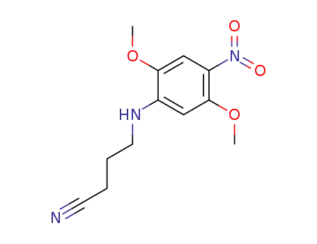 4-((2,5-dimethoxy-4-nitrophenyl)amino)butanenitrile
