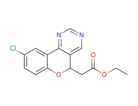 ethyl 2-(9-chloro-5H-chromeno[4,3-d]pyrimidin-5-yl)acetate