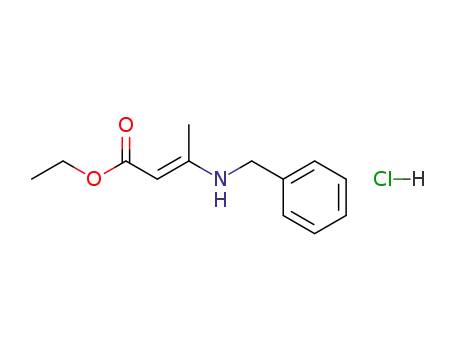 (E)-3-Benzylamino-but-2-enoic acid ethyl ester; hydrochloride