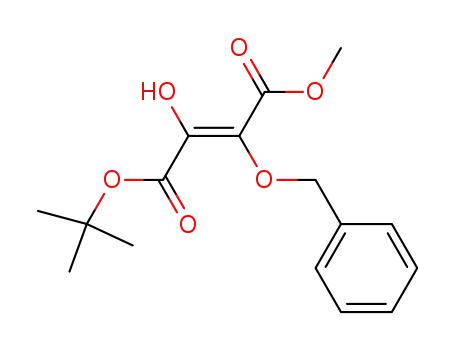 (E)-2-benzyloxy-3-hydroxybut-2-enedioic acid 4-tert-butyl ester 1-methyl ester