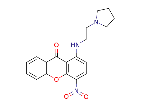 4-nitro-1-(2-pyrrolidin-1-yl-ethylamino)-xanthen-9-one