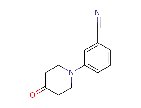 3-(4-oxo-1-piperidinyl)-benzonitrile
