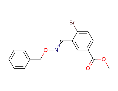 methyl 4-bromo-3-[(phenylmethoxyimino)methyl]benzoate
