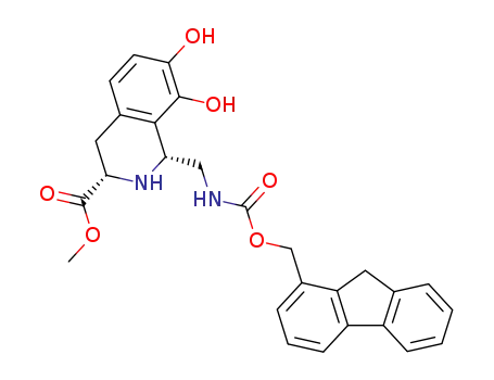 (1R,3S)-1-[(9H-Fluoren-1-ylmethoxycarbonylamino)-methyl]-7,8-dihydroxy-1,2,3,4-tetrahydro-isoquinoline-3-carboxylic acid methyl ester