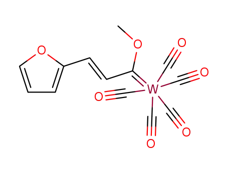 pentacarbonyl[trans-3-(2-furyl)-1-methoxy-2-propenylidene]tungsten(0)