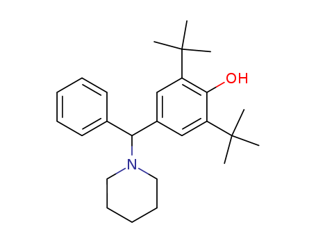 Phenol, 2,6-bis(1,1-dimethylethyl)-4-(phenyl-1-piperidinylmethyl)-