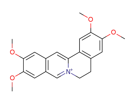 Molecular Structure of 19716-66-6 (Pseudopalmatine)