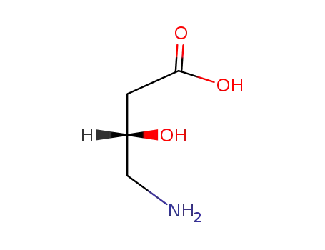 Molecular Structure of 7013-05-0 ((S)-(+)-4-AMINO-3-HYDROXYBUTANOIC ACID)