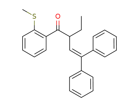 2-ethyl-1-(2-(methylthio)phenyl)-4,4-diphenylbut-3-en-1-one