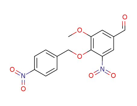 3-methoxy-5-nitro-4-[(4-nitrophenyl)methoxy]benzaldehyde