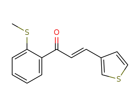(E)-1-(2-(methylthio)phenyl)-3-(thiophen-3-yl)prop-2-en-1-one
