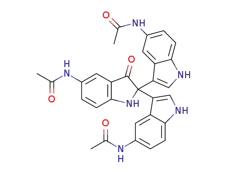 N,N’-(2-(5-acetamido-1H-indol-3-yl)-3-oxo-2,3’-biindoline-5,5’-diyl)diacetamide